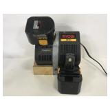 Ryobi 12v charger w/ 2 batteries