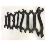 Assorted 8 piece wrench set