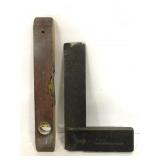 Vintage work level and compact work angle