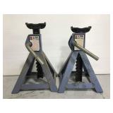 Pair of 2 ton heavy duty jack stands