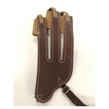 Vintage leather archery glove