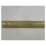 Simon Pure Beer/Old Abbey Ale vintage gold ruler