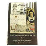 A Thousand Letters Home WWII correspondence book