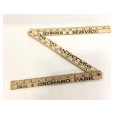 Orchard Park wooden yard stick