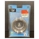 Brushed stainless steel strainer assembly kit