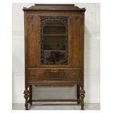 Brickwede Bros antique mahogany china hutch