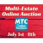 MTC's July 8th Multi-Estate Online Auction