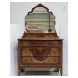 Victorian style vanity dresser w/ mirror