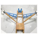 Antique Premier wood oar rowing machine
