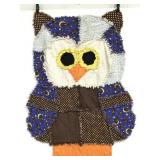 Owl patchwork baby blanket