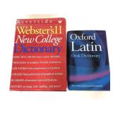 Oxford Latin and Webster