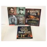 Lot of three Civil War books