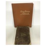 Two biblical song and hymns books