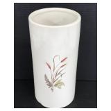 White ceramic Haeger vase