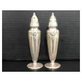 Pair of Poole Silver Co. 566 salt & pepper shakers