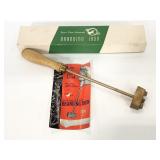 Vintage White River "PAD" branding iron