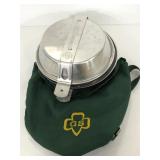 Vintage Girls Scouts aluminum camping dishes