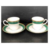 Seltmann Weiden petite porcelain teacups & saucers