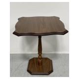 Small vintage wood side table