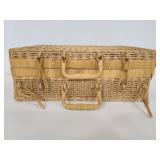 Wicker suit case