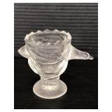 Glass duck egg cup