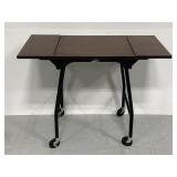 Vintage Hasco rolling metal typing table