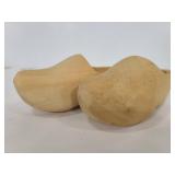 Pair of wooden clogs