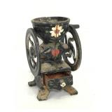 Vintage cast iron petite coffee grinder