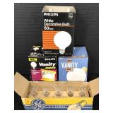 Lot of two 40W, one 60W, and 9 GE 1176 lightbulbs