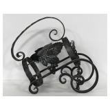 Metal wire wine rack stand