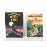 White Fang & The Secret Garden hardcover books