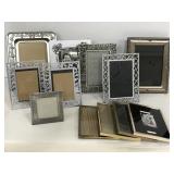 Lot of 12 assorted picture frames