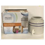 Primo Water ceramic water dispenser in opened box