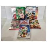 Collection of Christmas movies on DVD