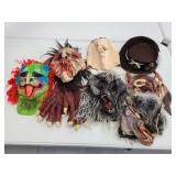 Collection of Halloween masks