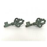 Two new metal key drawer pulls