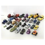 Large lot of assorted toy cars
