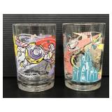 Two 2001 McDonalds Disney 100 Years Magic glasses