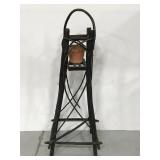 Hand made twig plant stand