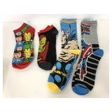 Four pairs of new Marvel Superhero socks