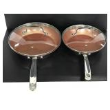 Pair of PerfectGreen Nuwave Cookware frying pans