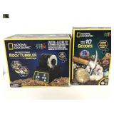 National Geographic Rock Tumbler & Geodes kits
