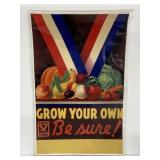 1945 Victory Garden reproduction poster print