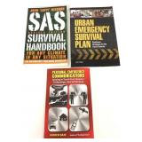 Three Emergency/ Survival handbooks
