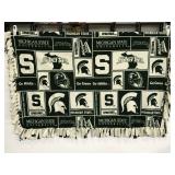 Michigan State Spartans tie blanket