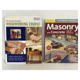 Woodworking & Masonry concrete DIY books