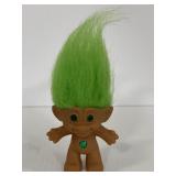 Vintage green Troll doll