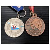 Wyandotte Rowing Regatta&Detroit Boat Club medals