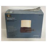 Hampton Bay swing arm plug-in wall sconce