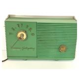 Silverstone Dur-PAC sea green vintage radio